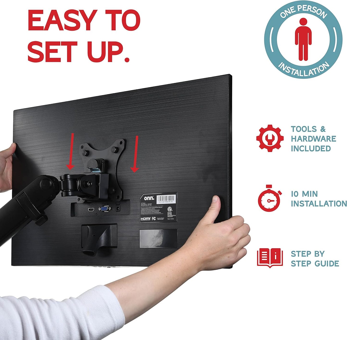 Lifelong Dual Monitor Stand, Dual Monitor Arm Mount