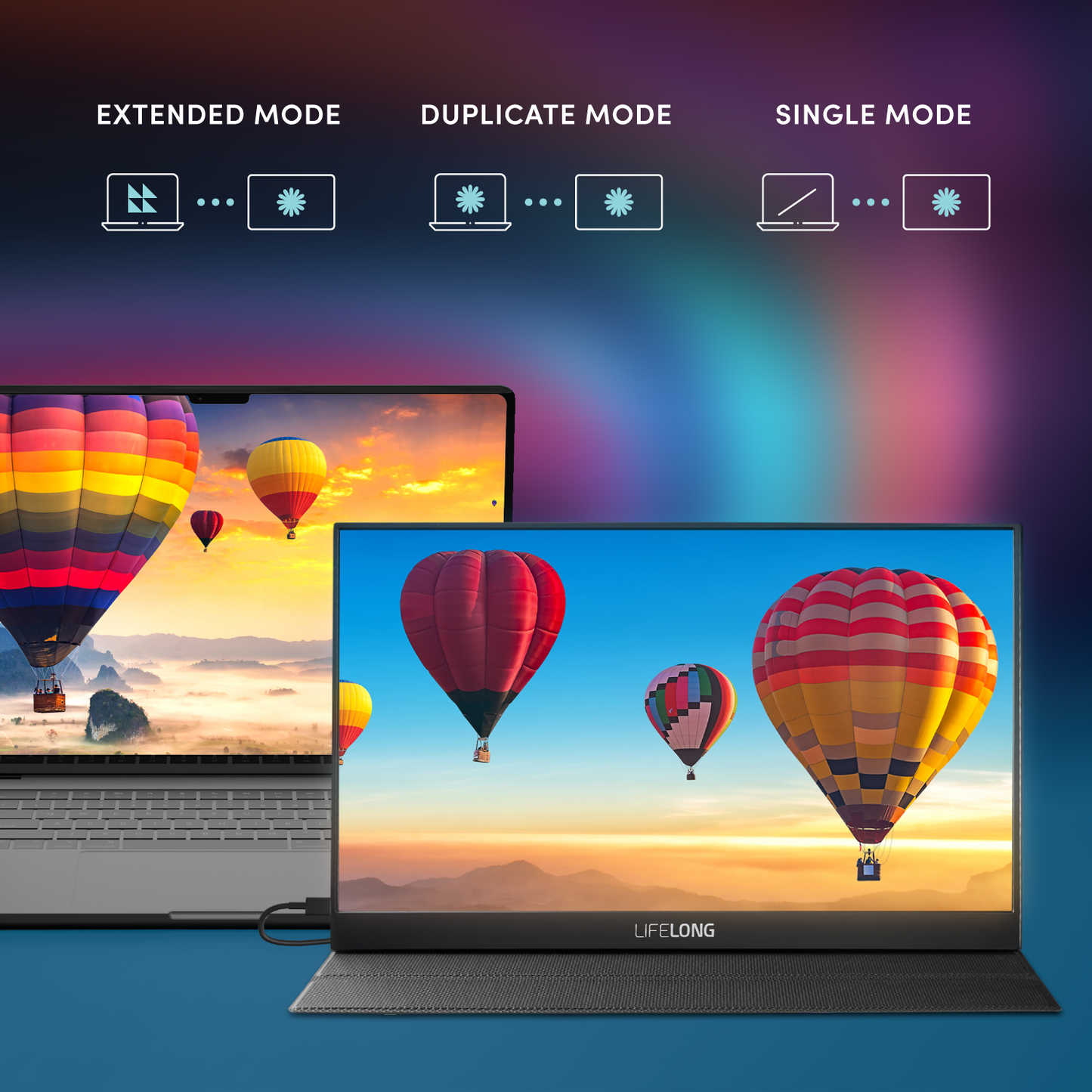 Lifelong Portable Monitor 15.6" 1080P Model G70