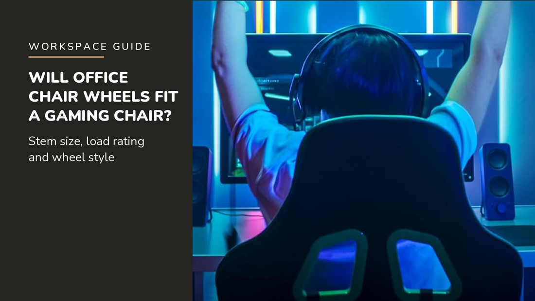 Lifelong blog header — Gaming Chair Wheels — Lifelong RGB Gaming Chair Wheels in Clear RGB