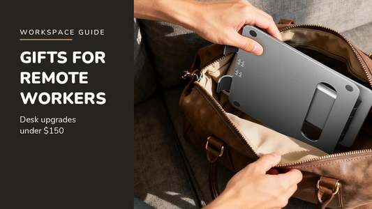 Lifelong blog header — Gifts for Remote Workers — Lifelong UPRYZE Adjustable Laptop Stand in Grey