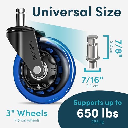Office Chair Wheels - Image 4