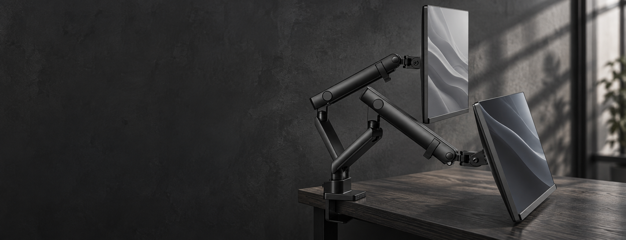 Dual monitor arm · QX-DMA-NW1