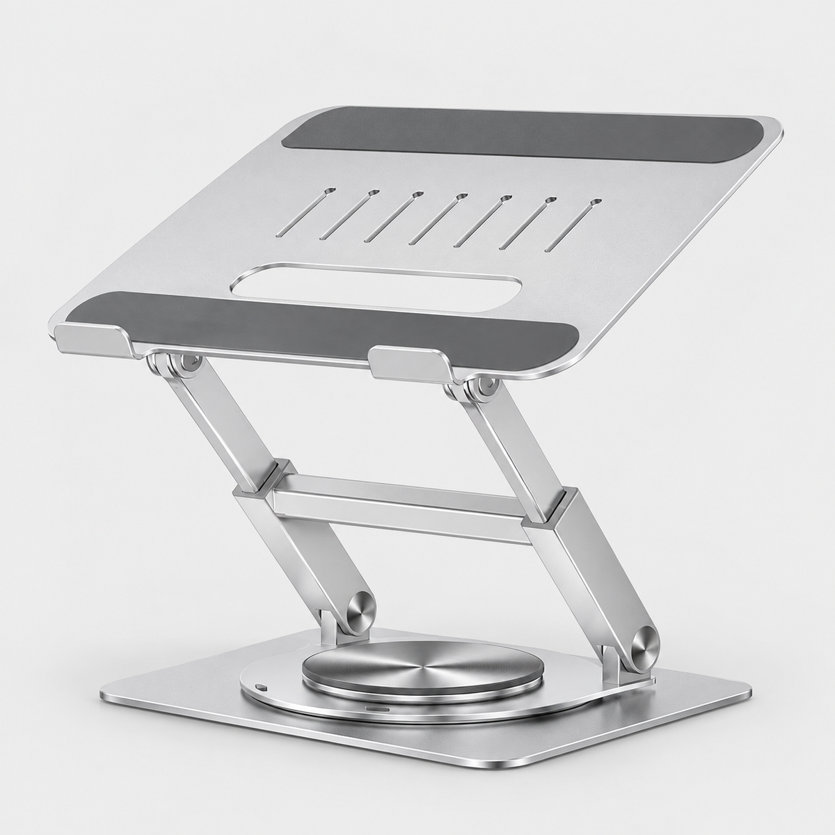 Lifelong 360° Rotating Laptop Stand, Up to 16″ – Silver